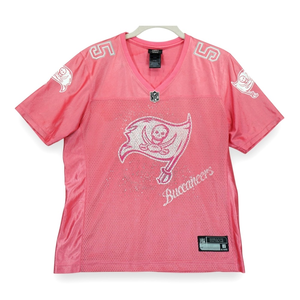 Tampa Bay Buccaneers Jersey Womens Small Pink NFL Football Josh Freeman #5